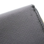 Prada Zip Around Wallet Saffiano Leather Black — view 6