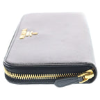 Prada Zip Around Wallet Saffiano Leather Black — view 3