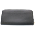 Prada Zip Around Wallet Saffiano Leather Black — view 2