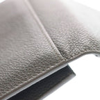Saint Laurent Paris Card Case Leather Business Holder Gray — view 6