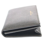 Saint Laurent Paris Card Case Leather Business Holder Gray — view 3