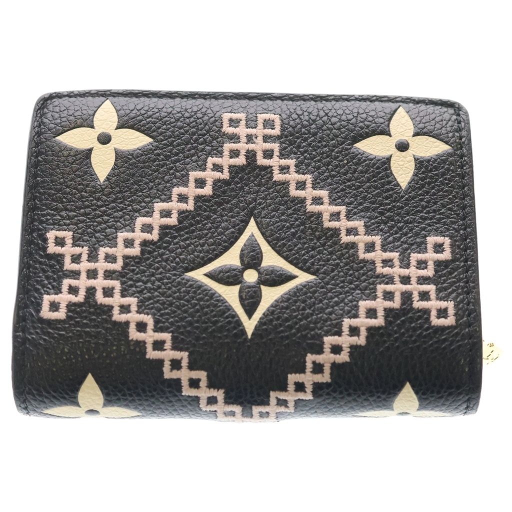 Louis Vuitton Monogram Empreinte Broderie Portefeuille Clair Leather Wallet — view 2