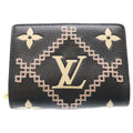 Louis Vuitton Monogram Empreinte Broderie Portefeuille Clair Leather Wallet