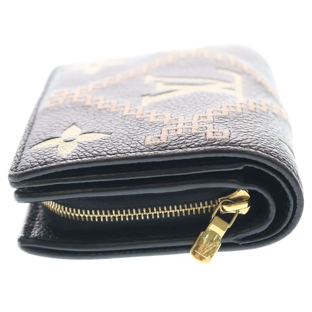 Louis Vuitton Monogram Empreinte Broderie Portefeuille Clair Leather Wallet — view 3