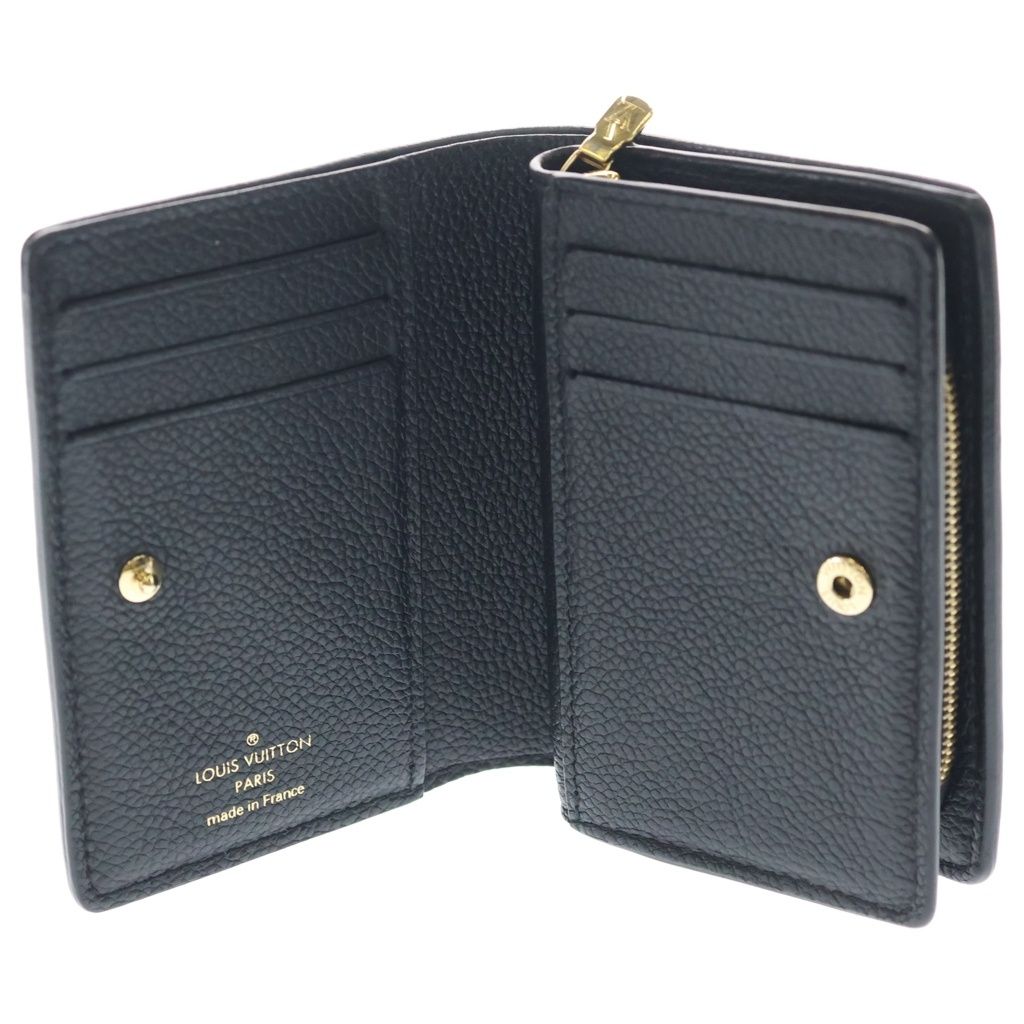Louis Vuitton Monogram Empreinte Broderie Portefeuille Clair Leather Wallet — view 4