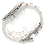 Chanel Diamond Ce SS at Ceramic Stainless Steel Automatic Winding Watch White — view 3