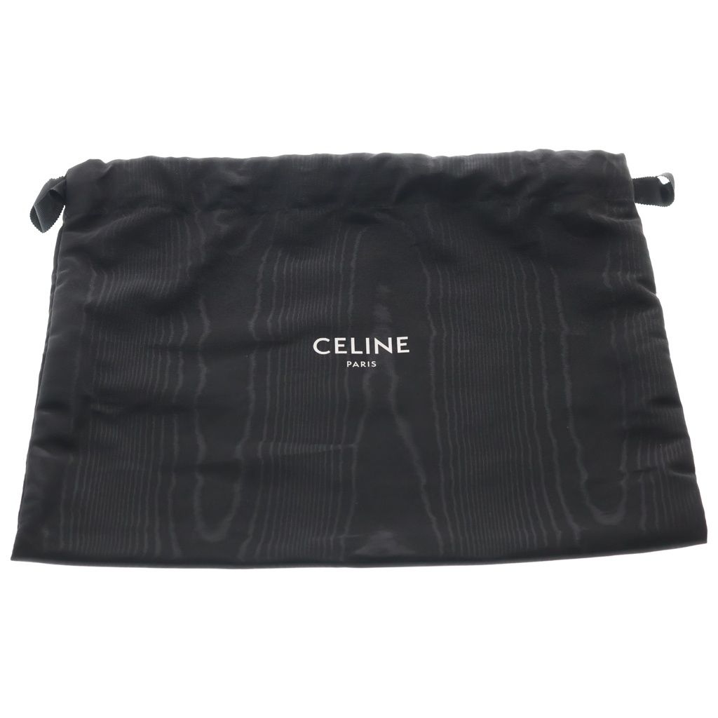 Celine Besace Triomphe Logo Shoulder Bag Beige — view 8