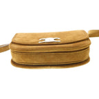 Celine Besace Triomphe Logo Shoulder Bag Beige — view 4