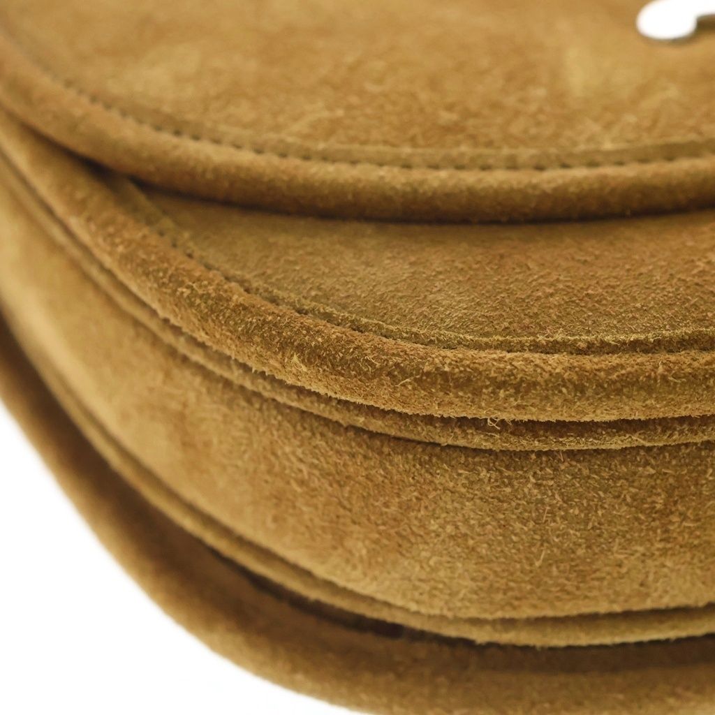 Celine Besace Triomphe Logo Shoulder Bag Beige — view 5