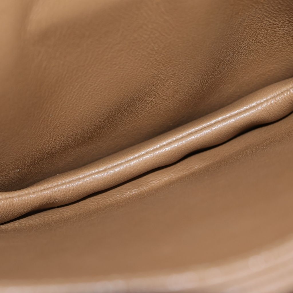 Celine Besace Triomphe Logo Shoulder Bag Beige — view 7