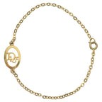 Dior CD Logo Oval Chain Bracelet Gold