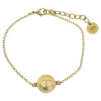 Dior CD Logo Round Chain Bracelet Gold
