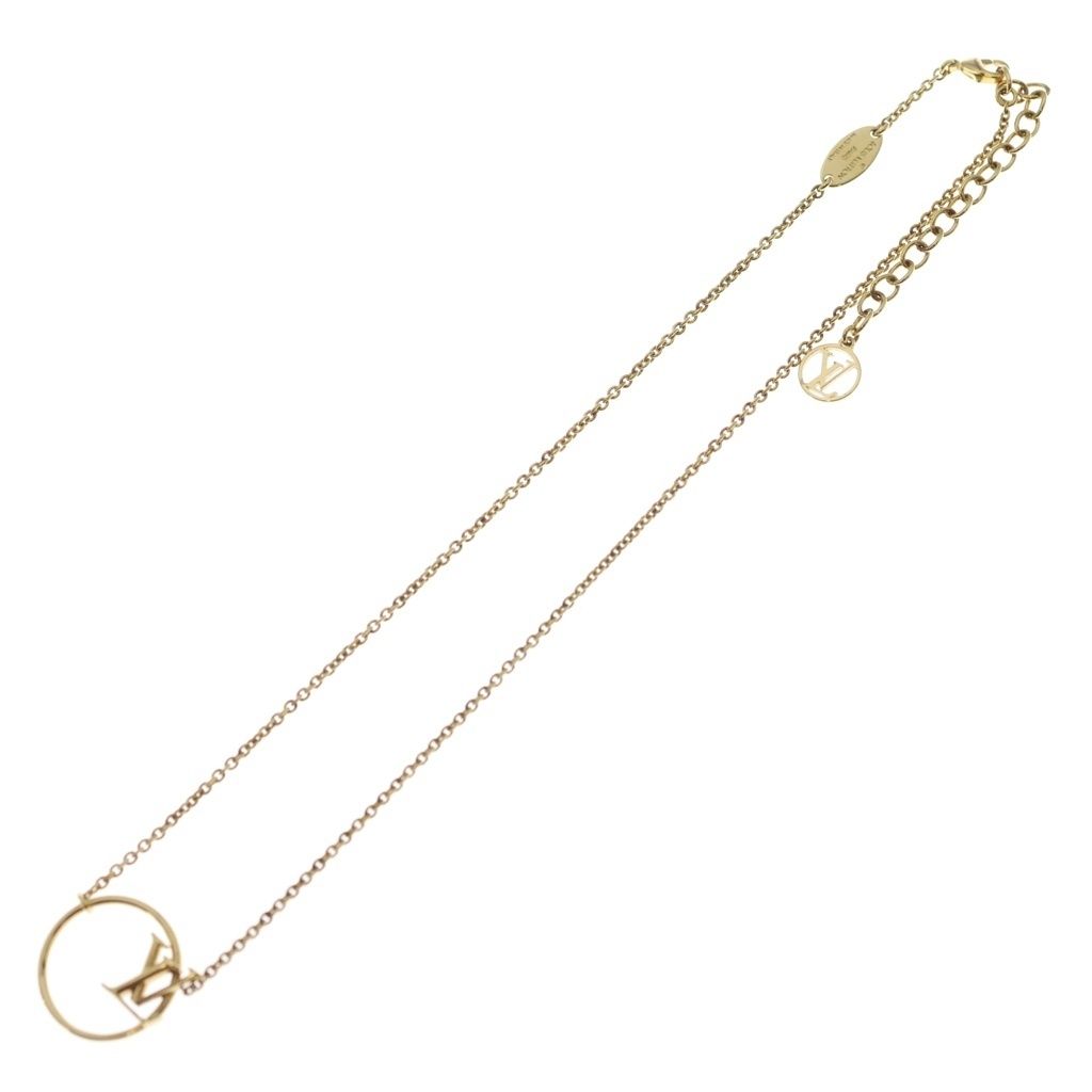 Louis Vuitton Collier LV Eclipse Necklace Gold Plated — view 2
