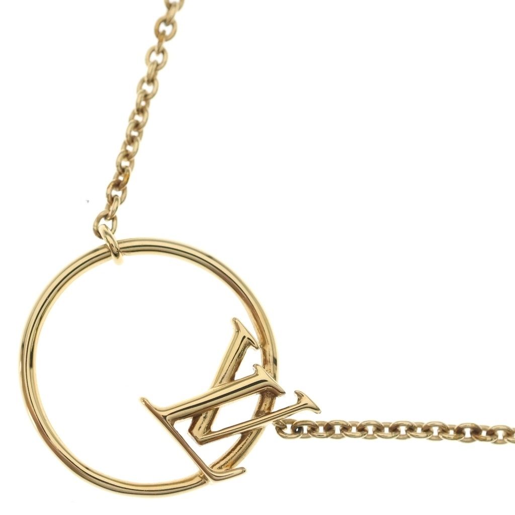Louis Vuitton Collier LV Eclipse Necklace Gold Plated