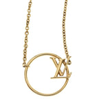 Louis Vuitton Collier LV Eclipse Necklace Gold Plated — view 3