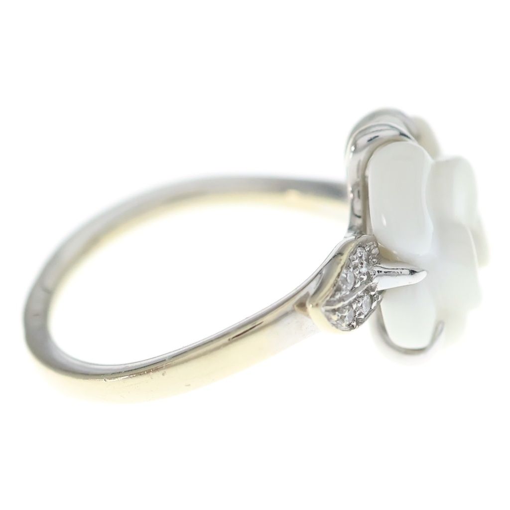 Chanel 18k Camellia Ring White Gold — view 3