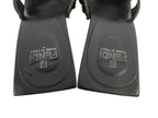 Fendi Sandals Middle Heels Denim Flower 35.5 Black — view 7