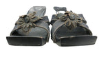 Fendi Sandals Middle Heels Denim Flower 35.5 Black — view 4