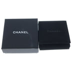 Chanel CC Logo Rhinestone Earrings Gold 24k — view 6
