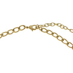 Dior Petit CD Logo Chain Necklace Choker Gold — view 4