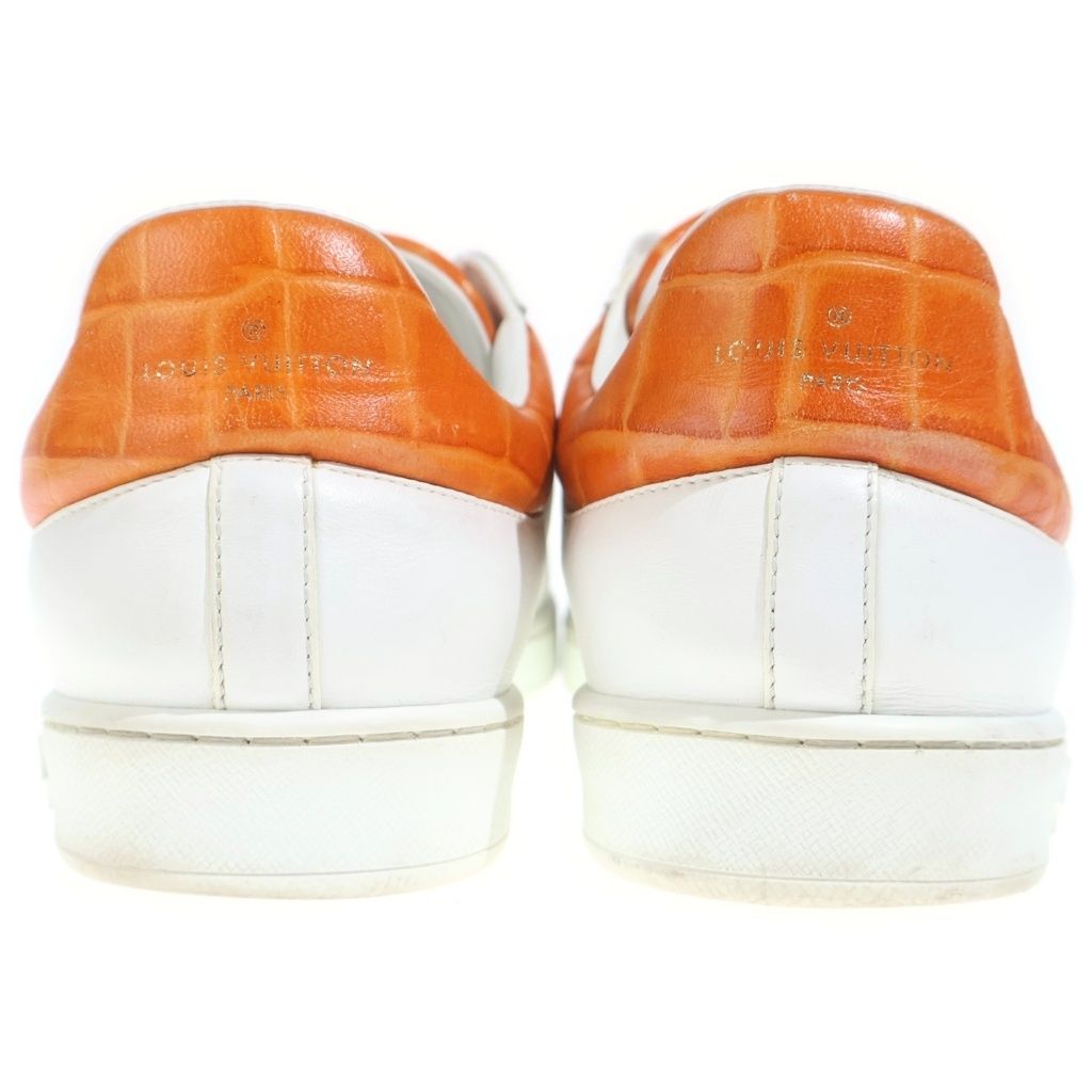 Louis Vuitton Luxembourg Line Sneakers Leather Low Cut White — view 3