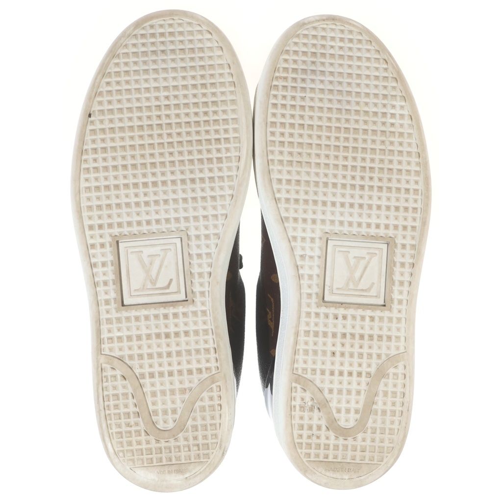 Louis Vuitton Front Row Line Sneaker Patent Monogram Canvas Row Low — view 5