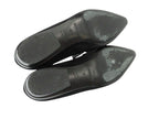 Hermes Loafers Suede Round Studded Shoes 36.5 Black — view 8