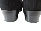 Hermes Loafers Suede Round Studded Shoes 36.5 Black — view 5