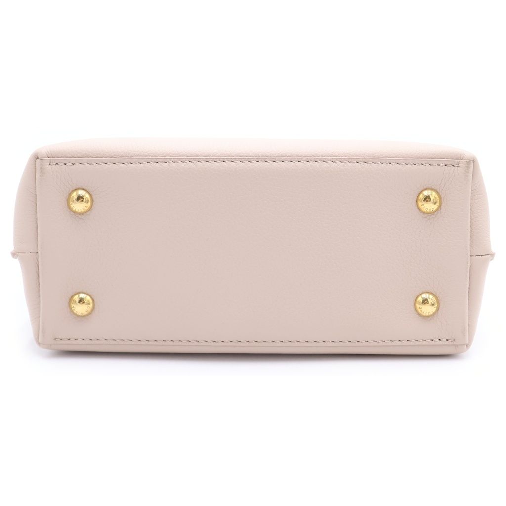 Louis Vuitton Lockme Mini Leather Chain 2-Way Shoulder Bag Beige Gray — view 4