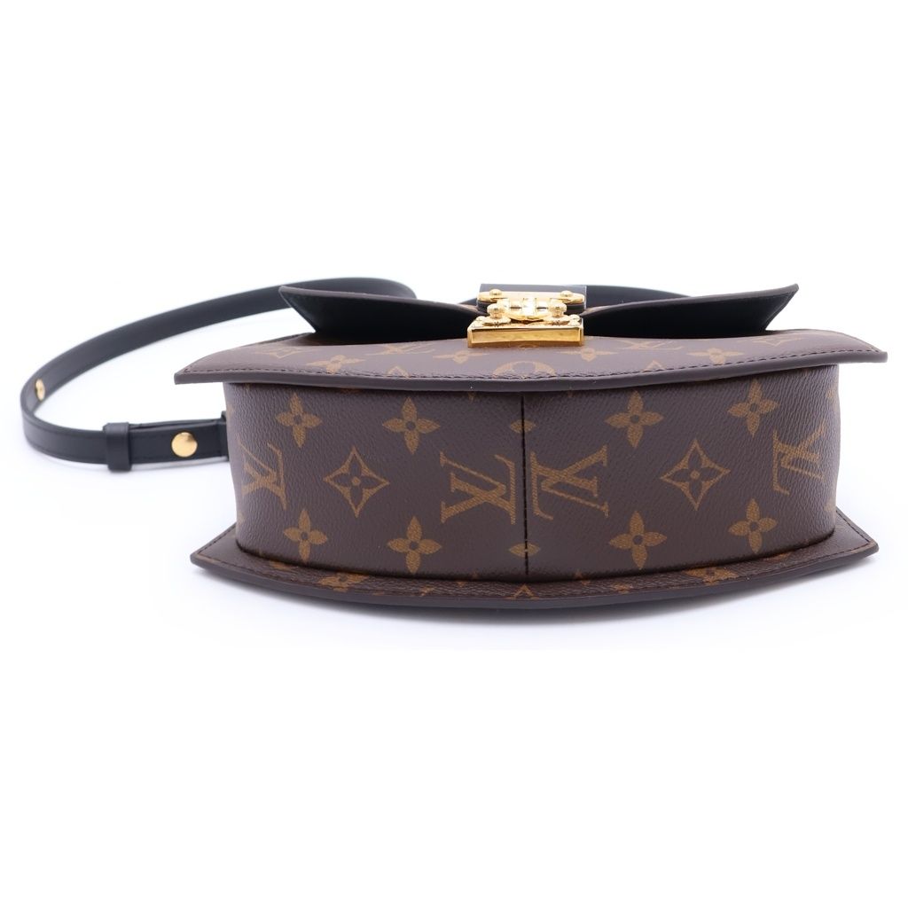 Louis Vuitton Monogram Reverse Tilsit Leather 2-Way Shoulder Bag Brown Black — view 4