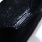 Bottega Veneta Intrecciato Ribbon Chain Shoulder Bag Black Nylon Vintage — view 8