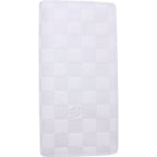Louis Vuitton Damier Infini Portefeuille Brazza Wallet White Leather
