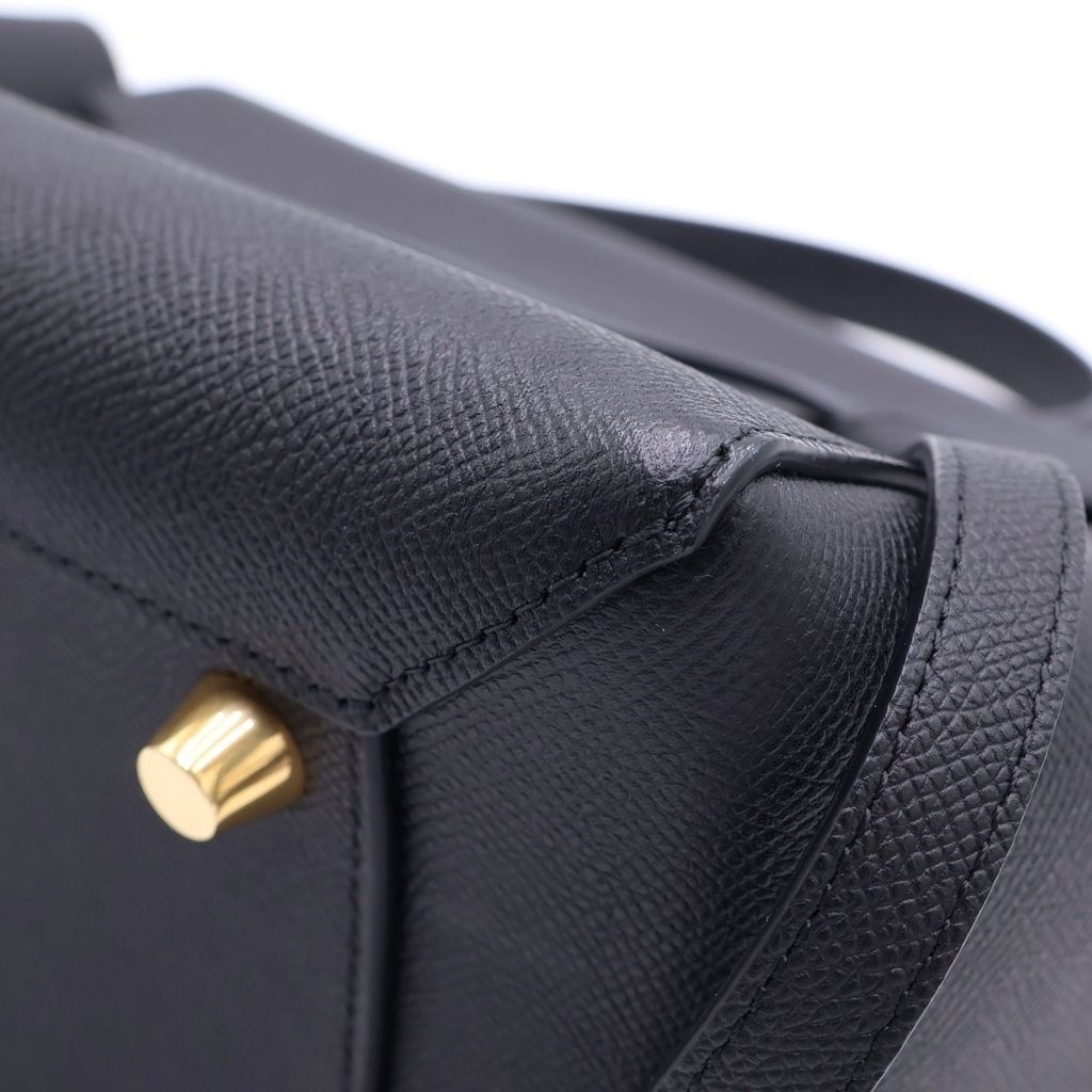 Celine Belt Bag Micro Leather 2-Way Gold Black — view 5