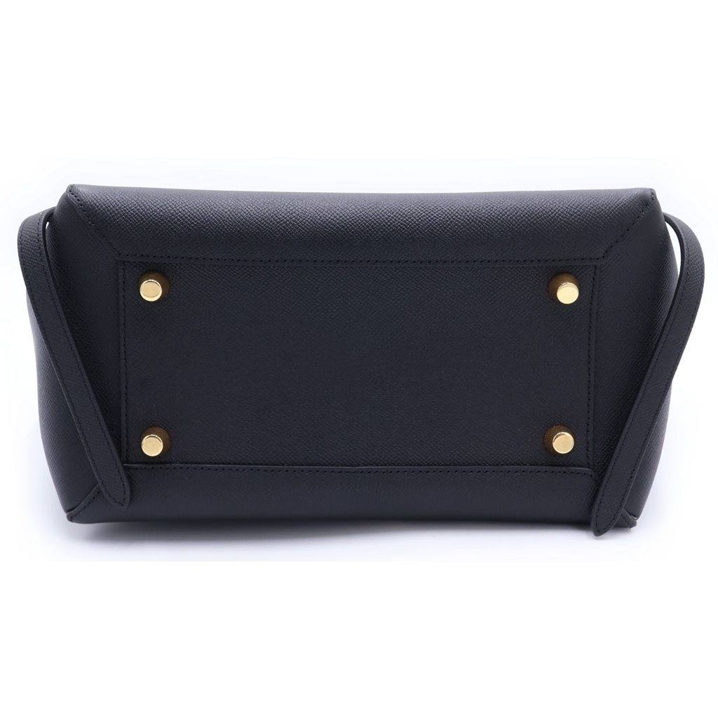 Celine Belt Bag Micro Leather 2-Way Gold Black — view 4