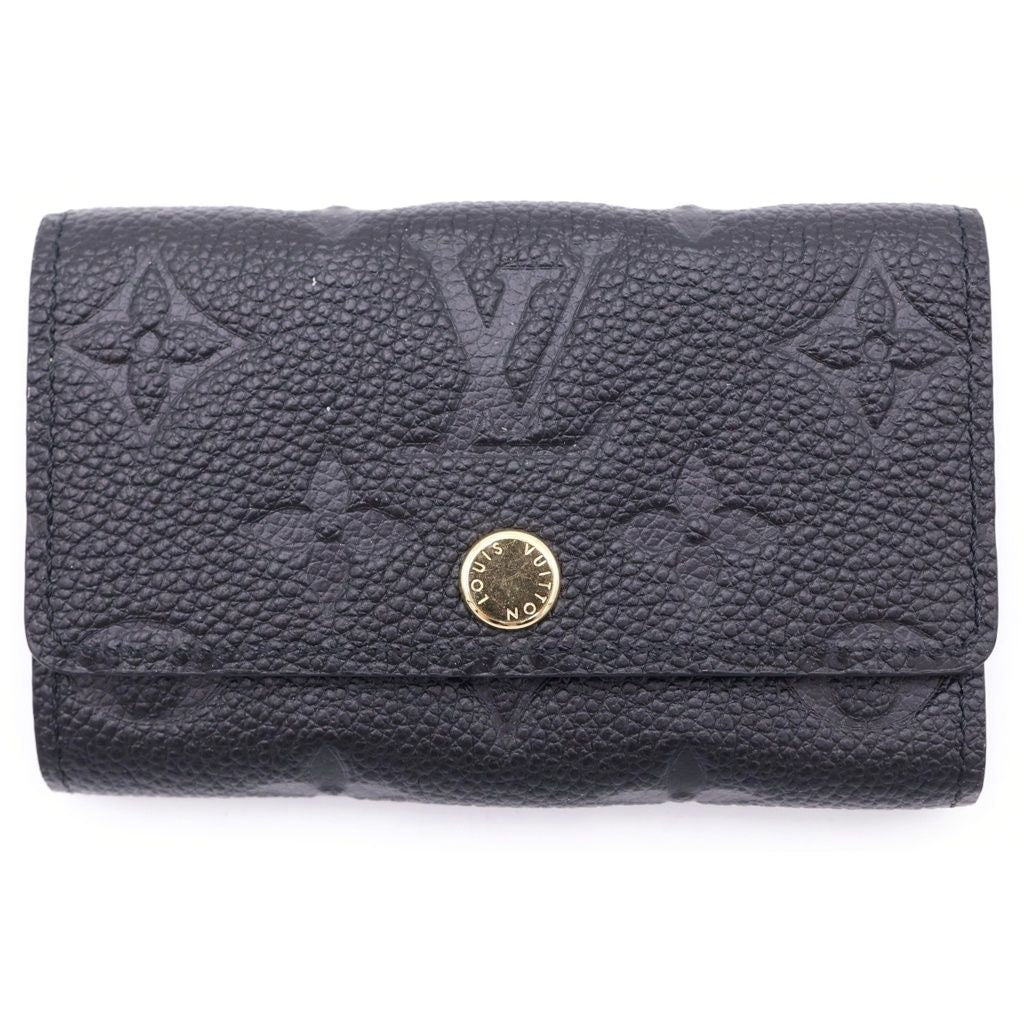 Louis Vuitton Monogram Empreinte Multicles 6 Key Case Black Key Holder