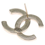 Chanel CC Logo Earrings Gold Pink — view 5