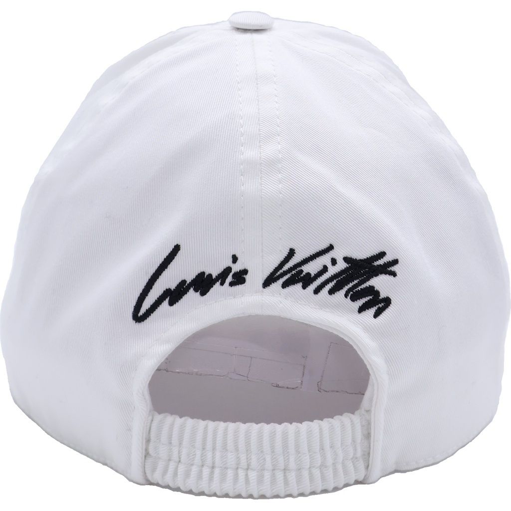 Louis Vuitton Cap LV League Baseball Cap Hat White — view 2