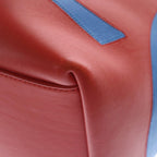 Loewe Bilbao Bucket Bag Red Blue Leather — view 5