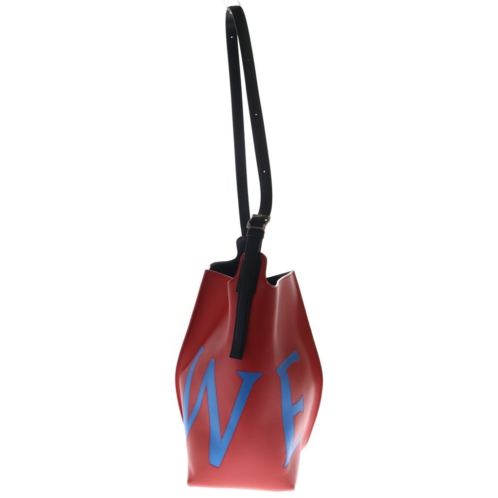 Loewe Bilbao Bucket Bag Red Blue Leather — view 3