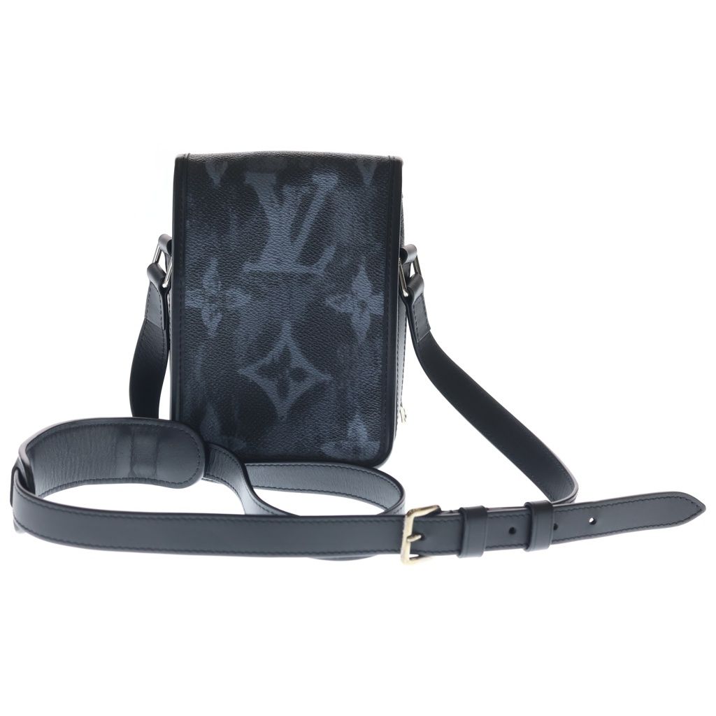 Louis Vuitton Monogram Pastel Amazon Messenger Shoulder Bag Black Leather Silver — view 2