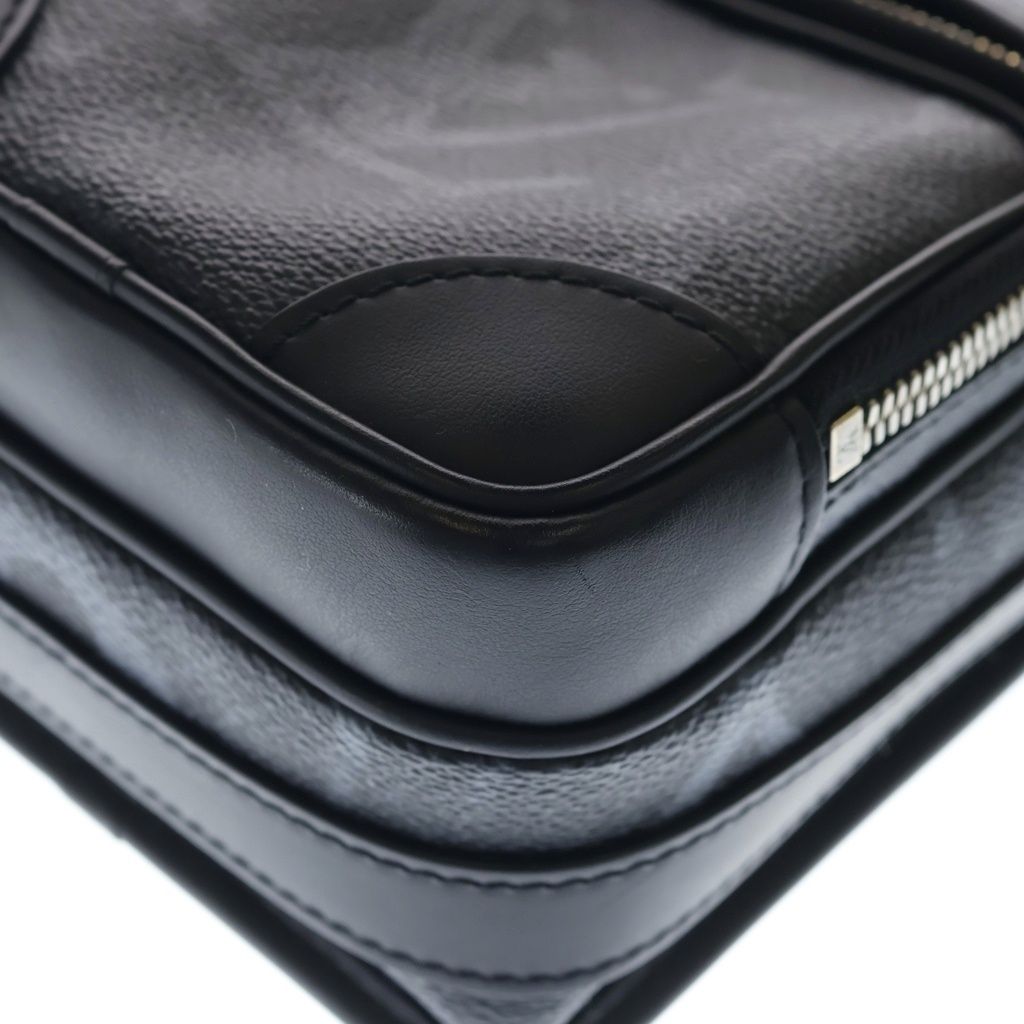 Louis Vuitton Monogram Pastel Amazon Messenger Shoulder Bag Black Leather Silver — view 5