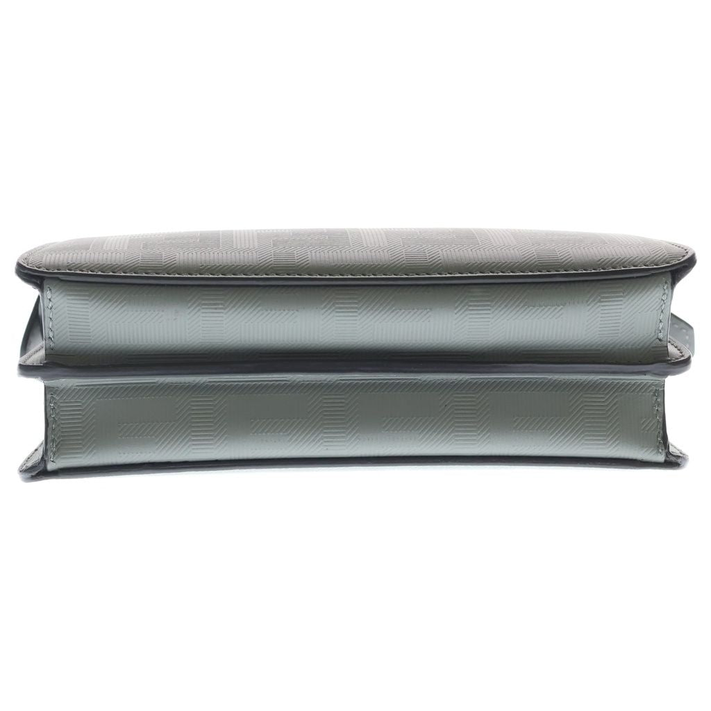 Fendi Peekaboo ISeeU Cross Gray Leather Handbag — view 4
