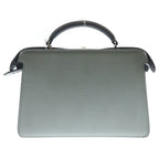 Fendi Peekaboo ISeeU Cross Gray Leather Handbag — view 2