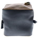 Louis Vuitton Monogram Reverse Square One Handle Bag Brown Leather Gold — view 4