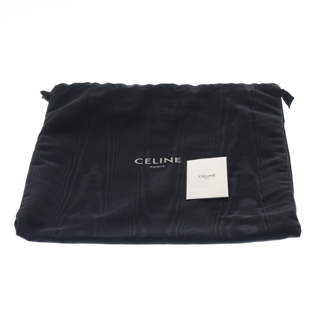 Celine Luggage Nano 2-Way Shoulder Bag Gray Leather Gold — view 8