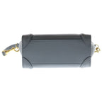 Celine Luggage Nano 2-Way Shoulder Bag Gray Leather Gold — view 4