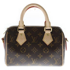 Louis Vuitton Monogram Speedy Bandouliere 20 2-Way Shoulder Bag Brown Leather