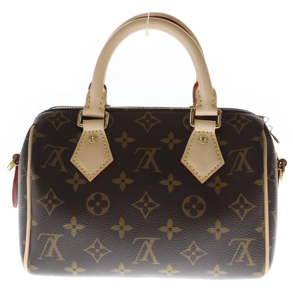Louis Vuitton Monogram Speedy Bandouliere 20 2-Way Shoulder Bag Brown Leather — view 2