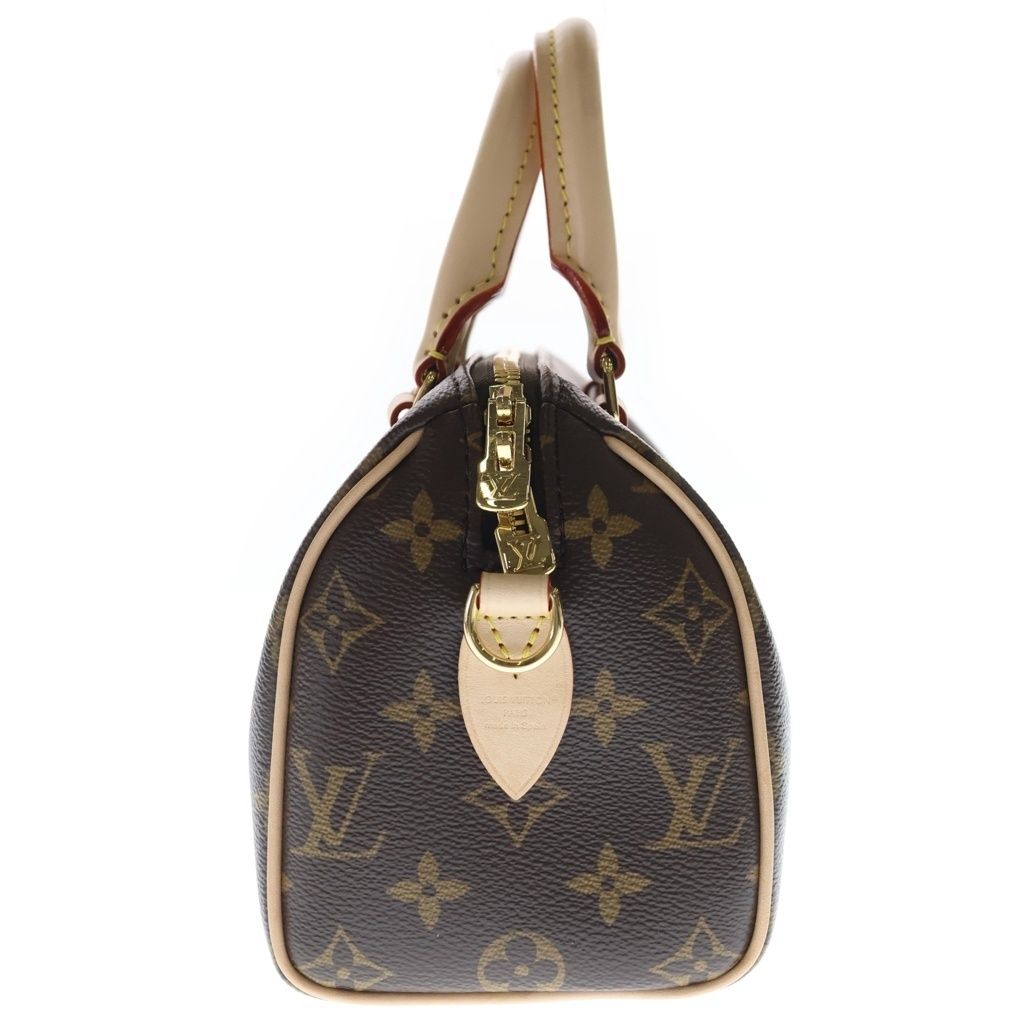 Louis Vuitton Monogram Speedy Bandouliere 20 2-Way Shoulder Bag Brown Leather — view 3