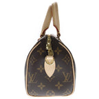 Louis Vuitton Monogram Speedy Bandouliere 20 2-Way Shoulder Bag Brown Leather — view 3